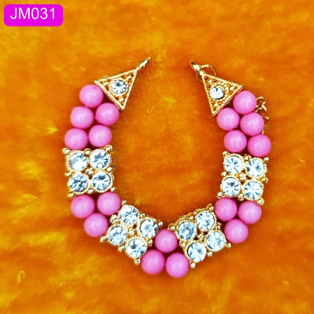 Laddu Gopal Necklace with Gold and Crystal Accents ( 2 inch ) || JM031