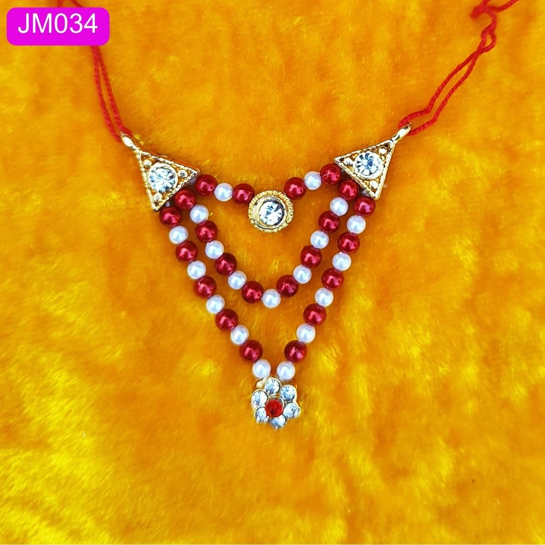 Beaded Fancy haar for Laddu Gopal ( 2 inch ) || JM034