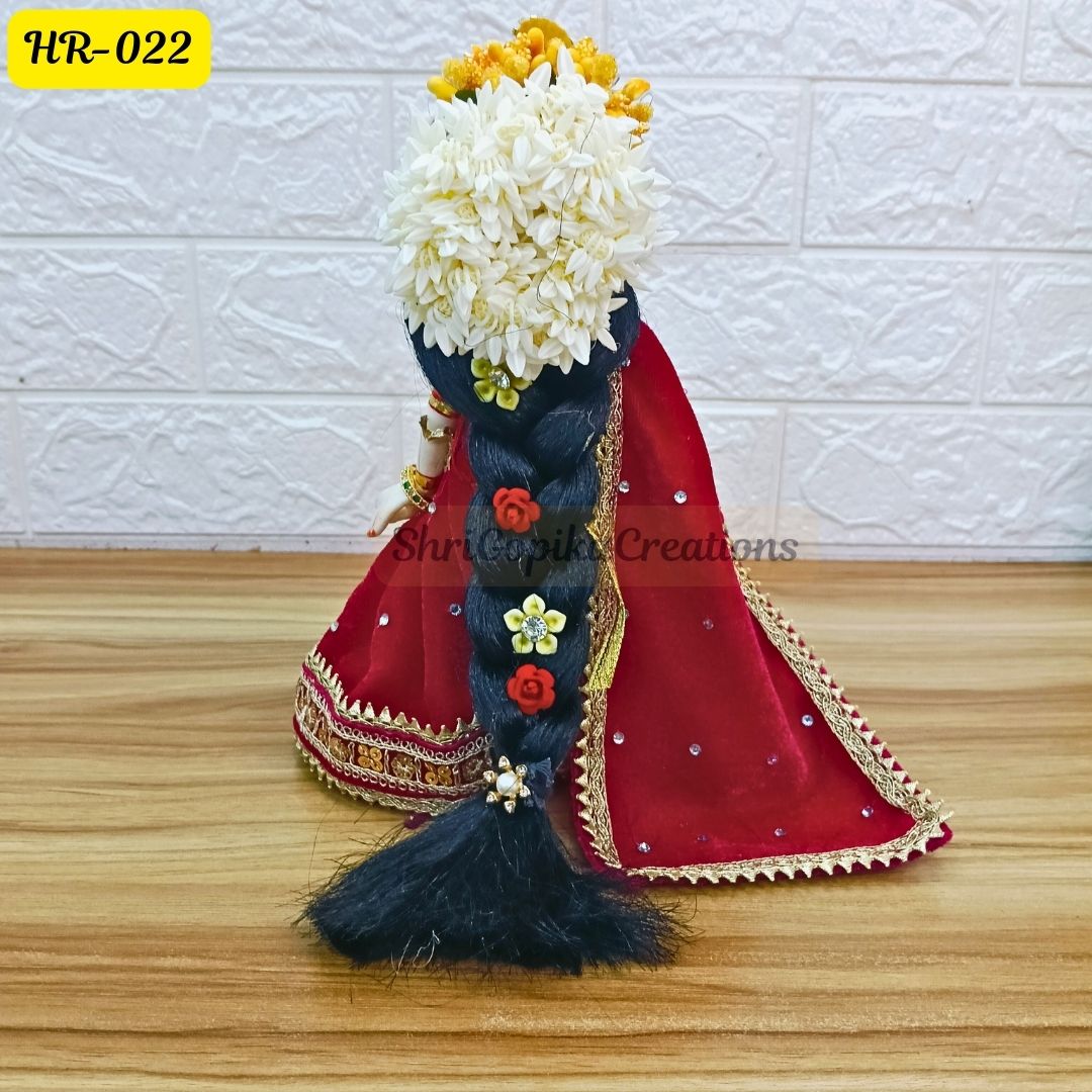 Designer Hair Wig Chhoti for Radha Rani Ji | Size- 10 Number | HR022