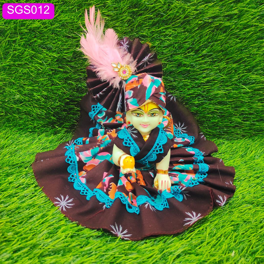 coffee colour Laddu Gopal Dress
