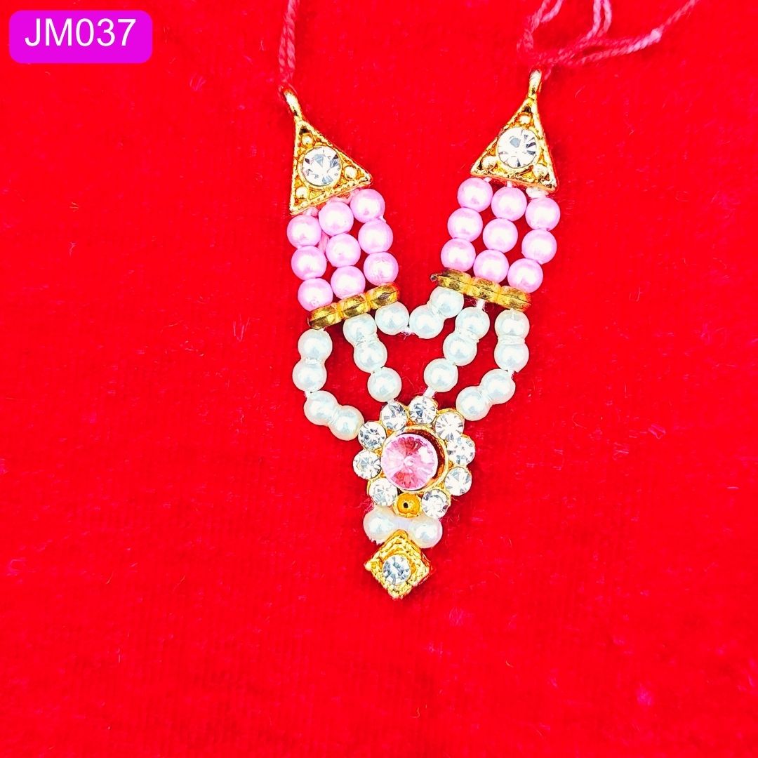 Beaded necklace for Laddu Gopal ( 2 INCH ) || JM037