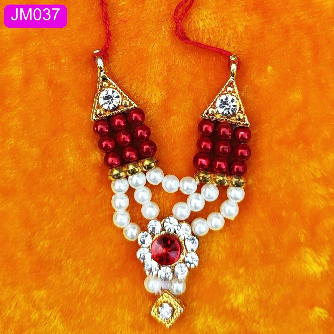 Beaded necklace for Laddu Gopal ( 2 INCH ) || JM037