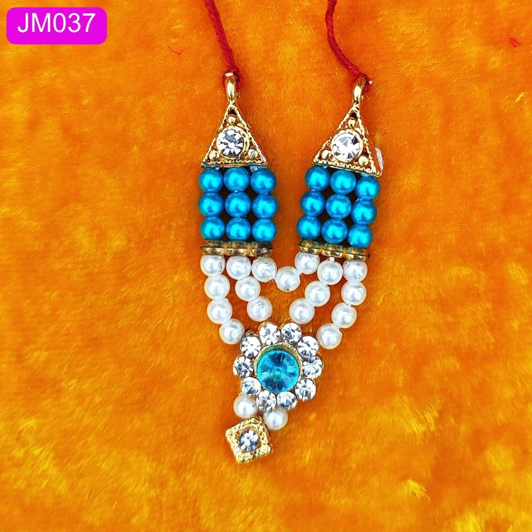 Beaded necklace for Laddu Gopal ( 2 INCH ) || JM037