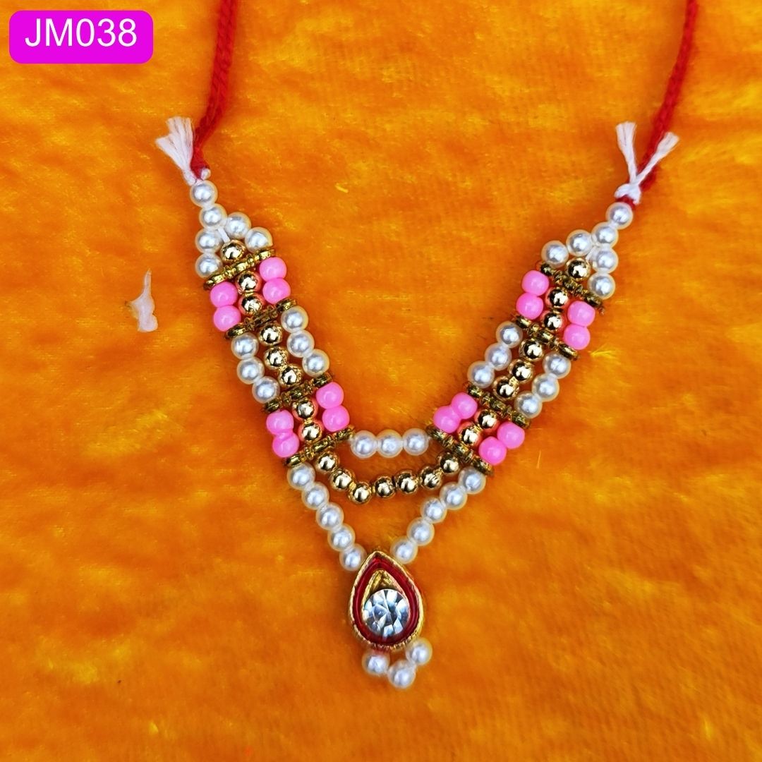Beaded necklace for Laddu Gopal ( 2.5 INCH ) || JM038