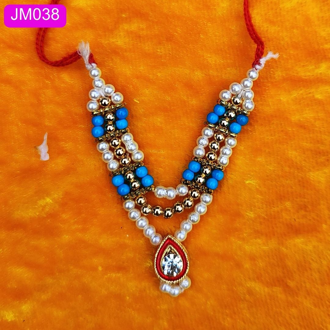 Beaded necklace for Laddu Gopal ( 2.5 INCH ) || JM038