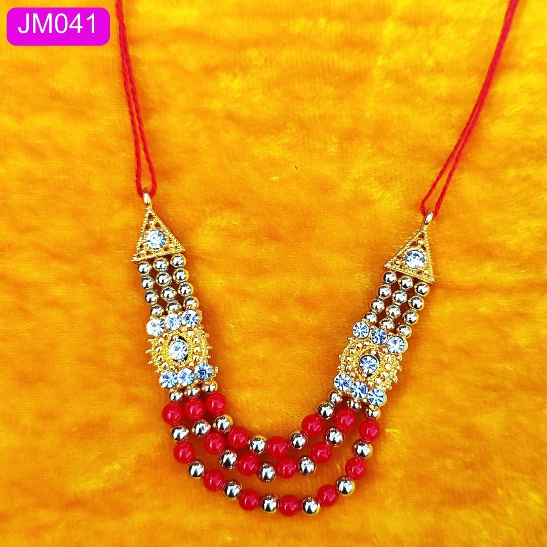 Beaded necklace for Laddu Gopal ( 2.5 INCH ) || JM041