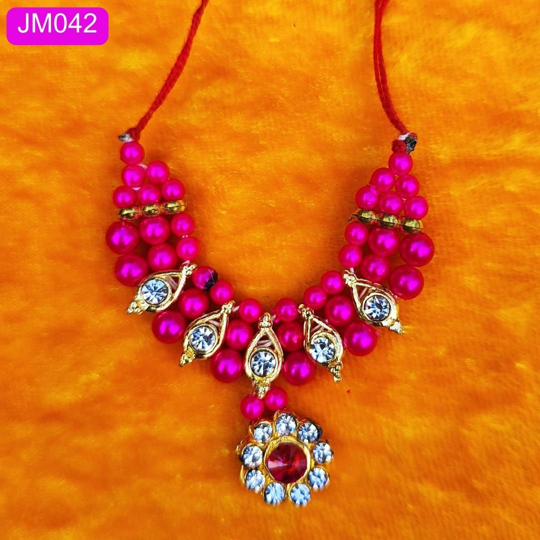 Beaded necklace for Laddu Gopal ( 2.5 INCH ) || JM042