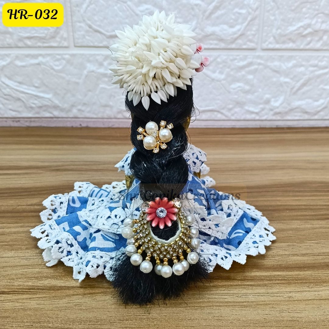 Designer Hair Wig Chhoti for Radha Rani Ji | Size- 3 Number | HR032