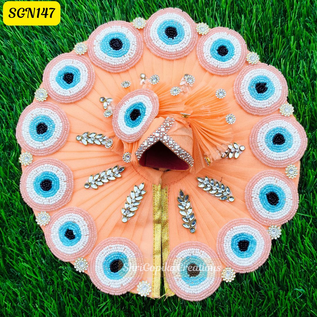 π Divine Peach Laddu Gopal Dress - SGN147 π