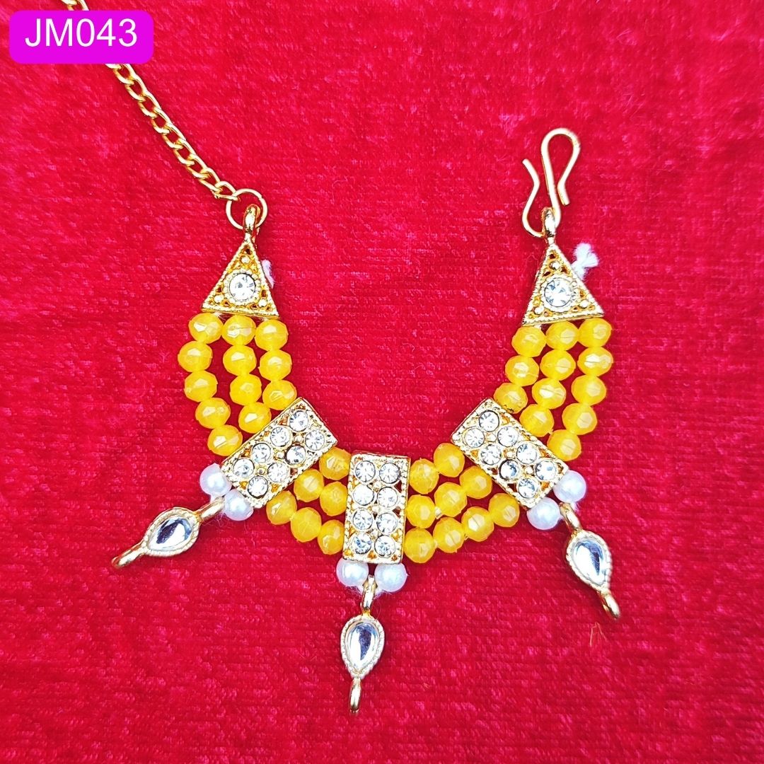 necklace for laddu gopal ji yellow
