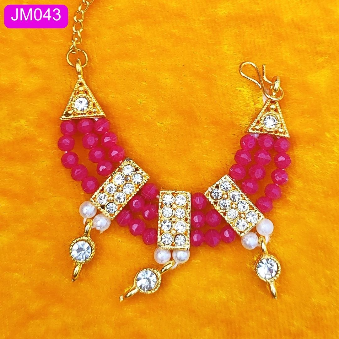 necklace for laddu gopal ji red