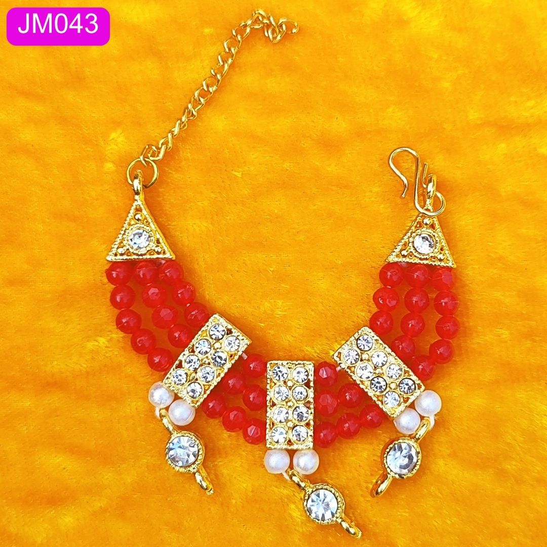 necklace for laddu gopal ji pink