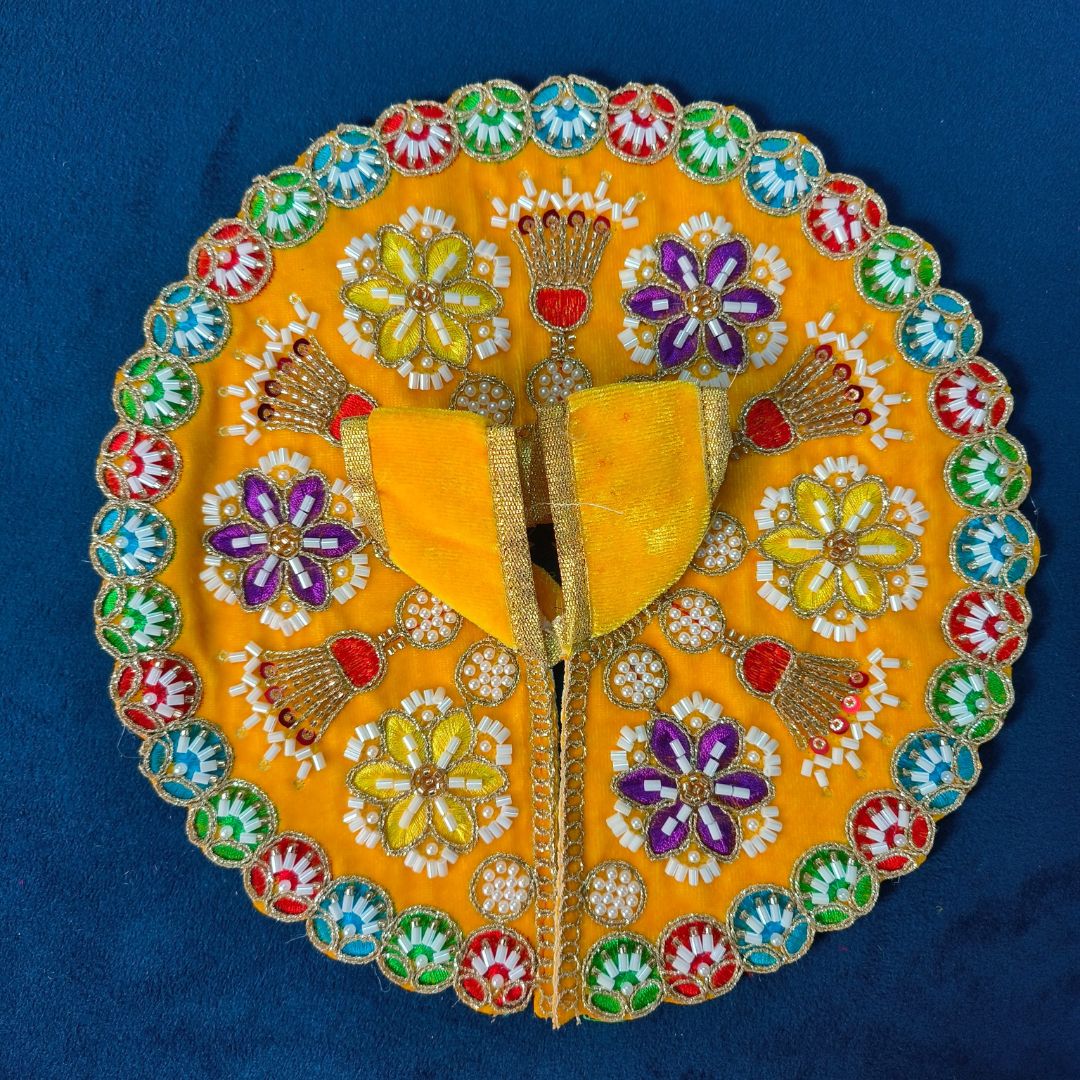Velvet Winter Poshak for Laddu Gopal