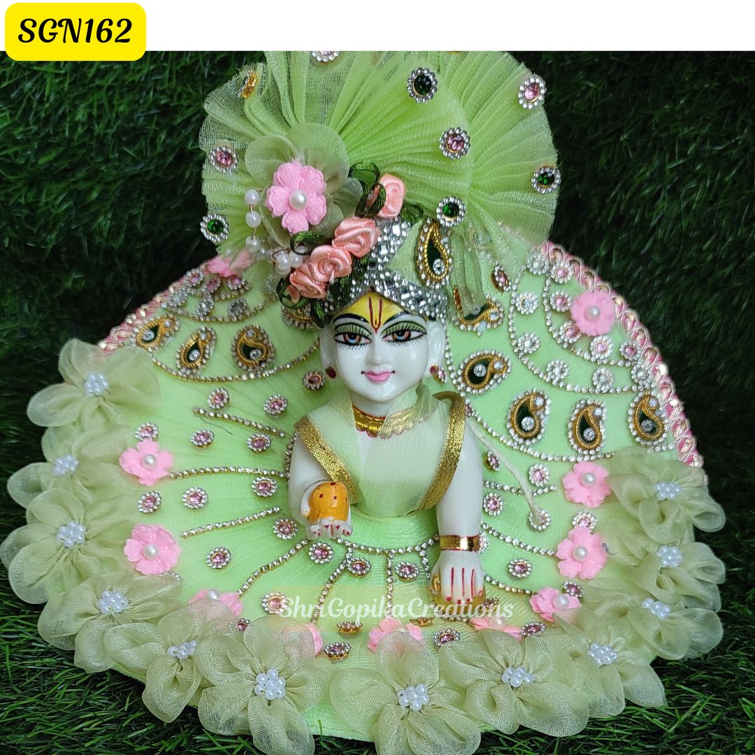 Green Laddu Gopal Poshak