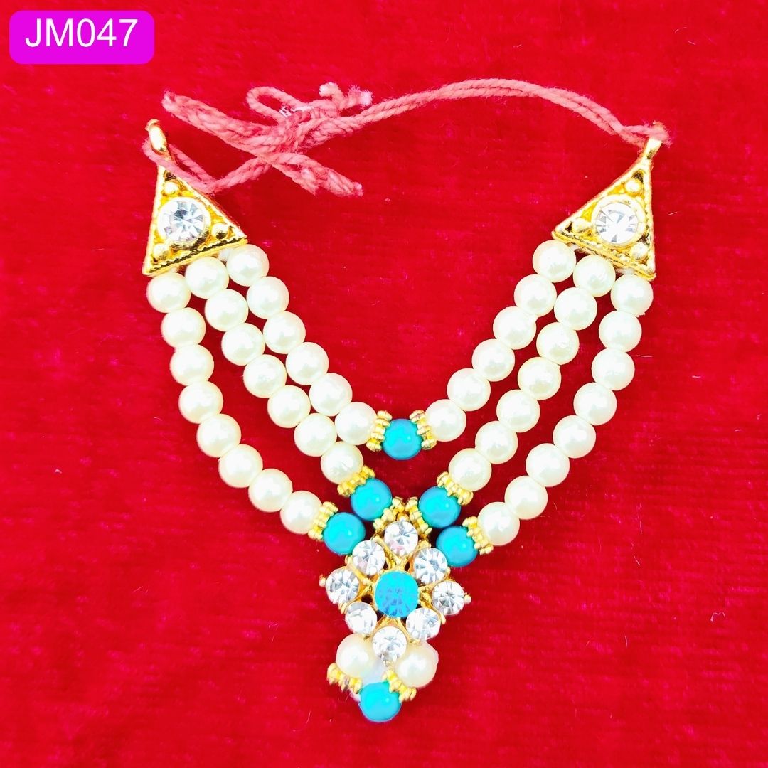 Multilayered beaded haar for Laddu Gopal ( 2.5 inch ) || JM047