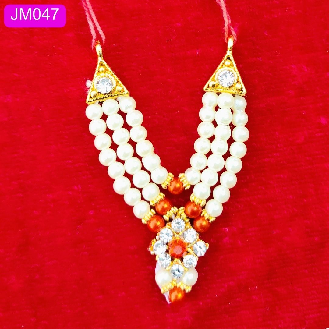 Multilayered beaded haar for Laddu Gopal ( 2.5 inch ) || JM047