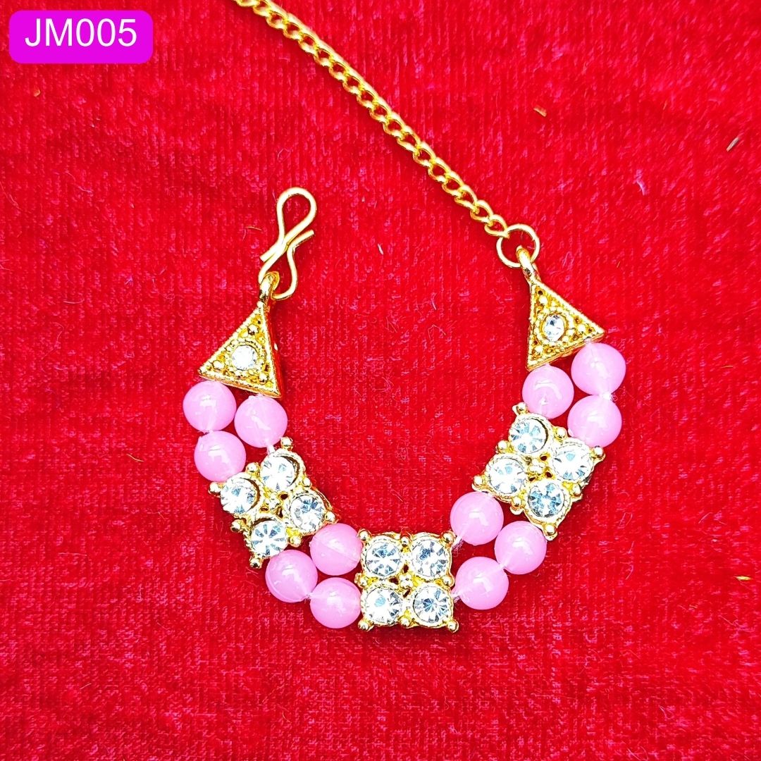Laddu Gopal Necklace with Gold and Crystal Accents ( 1.5 inch ) || JM005