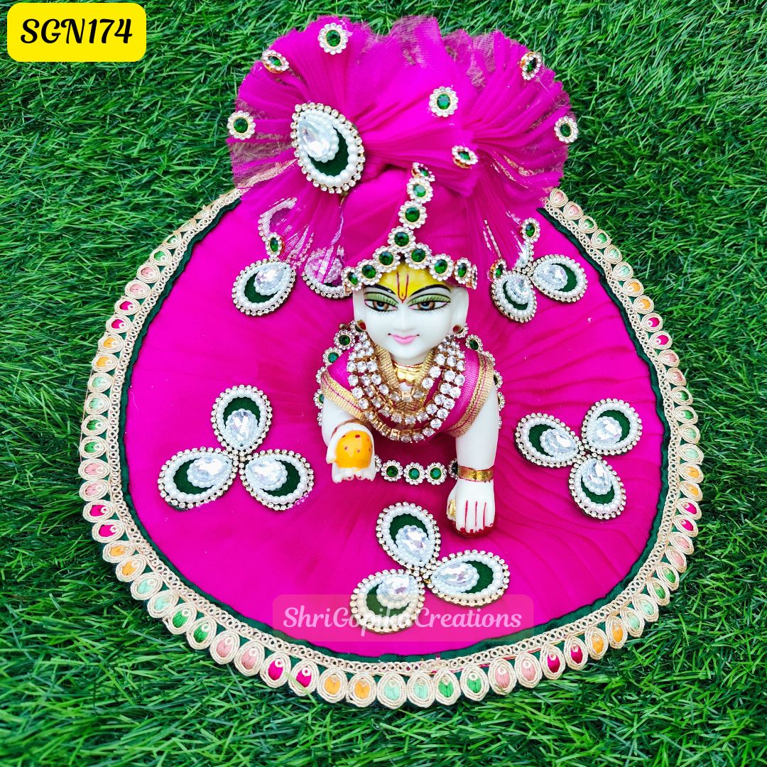 Pink Laddu Gopal Dress