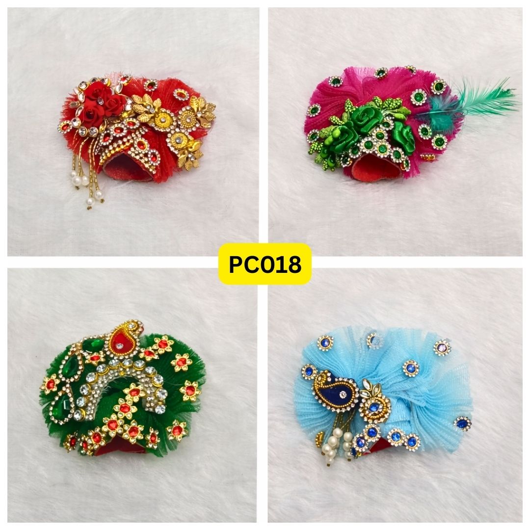 Pagdi for Laddu Gopal ji Combo Pack of 4 | PC018