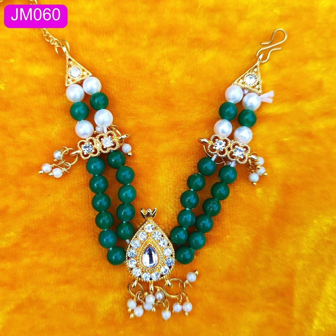 Beautiful beaded double layer Laddu Gopal Haar ( 3.5 inch ) || JM060