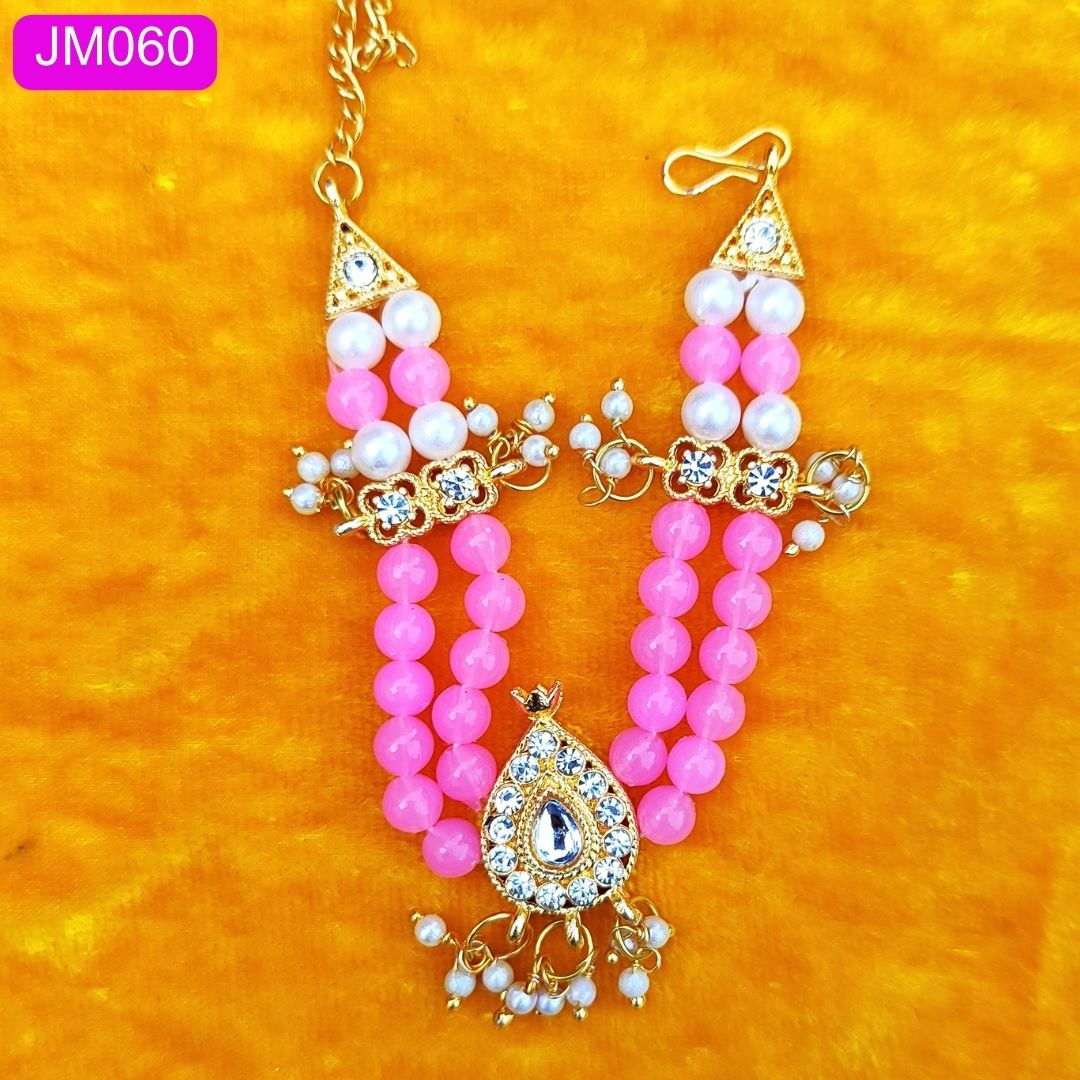 Beautiful beaded double layer Laddu Gopal Haar ( 3.5 inch ) || JM060