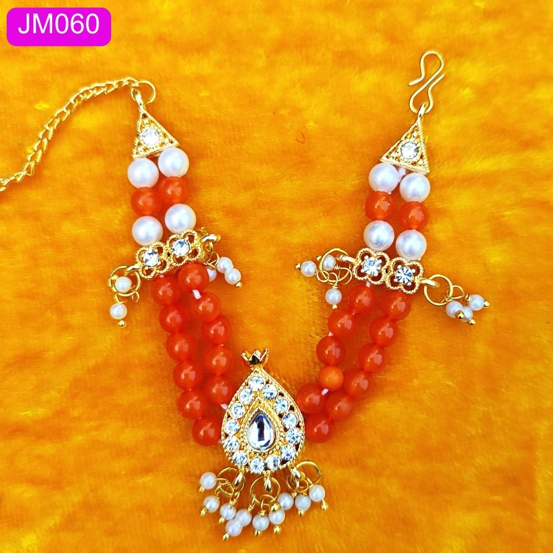 Beautiful beaded double layer Laddu Gopal Haar ( 3.5 inch ) || JM060