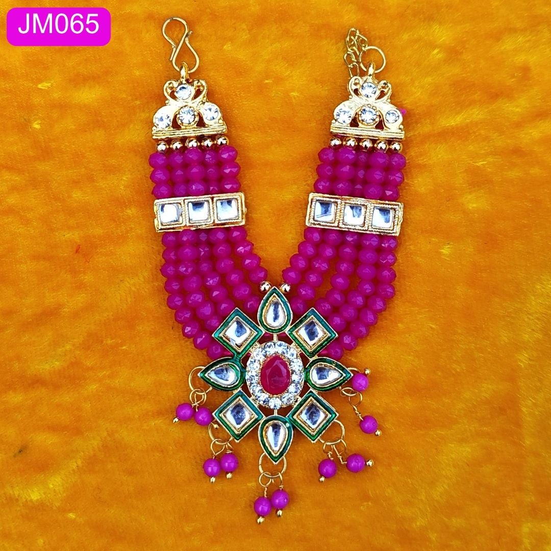 Beautiful beaded multi layer Laddu Gopal Haar with pendant ( 4 inch )|| JM065