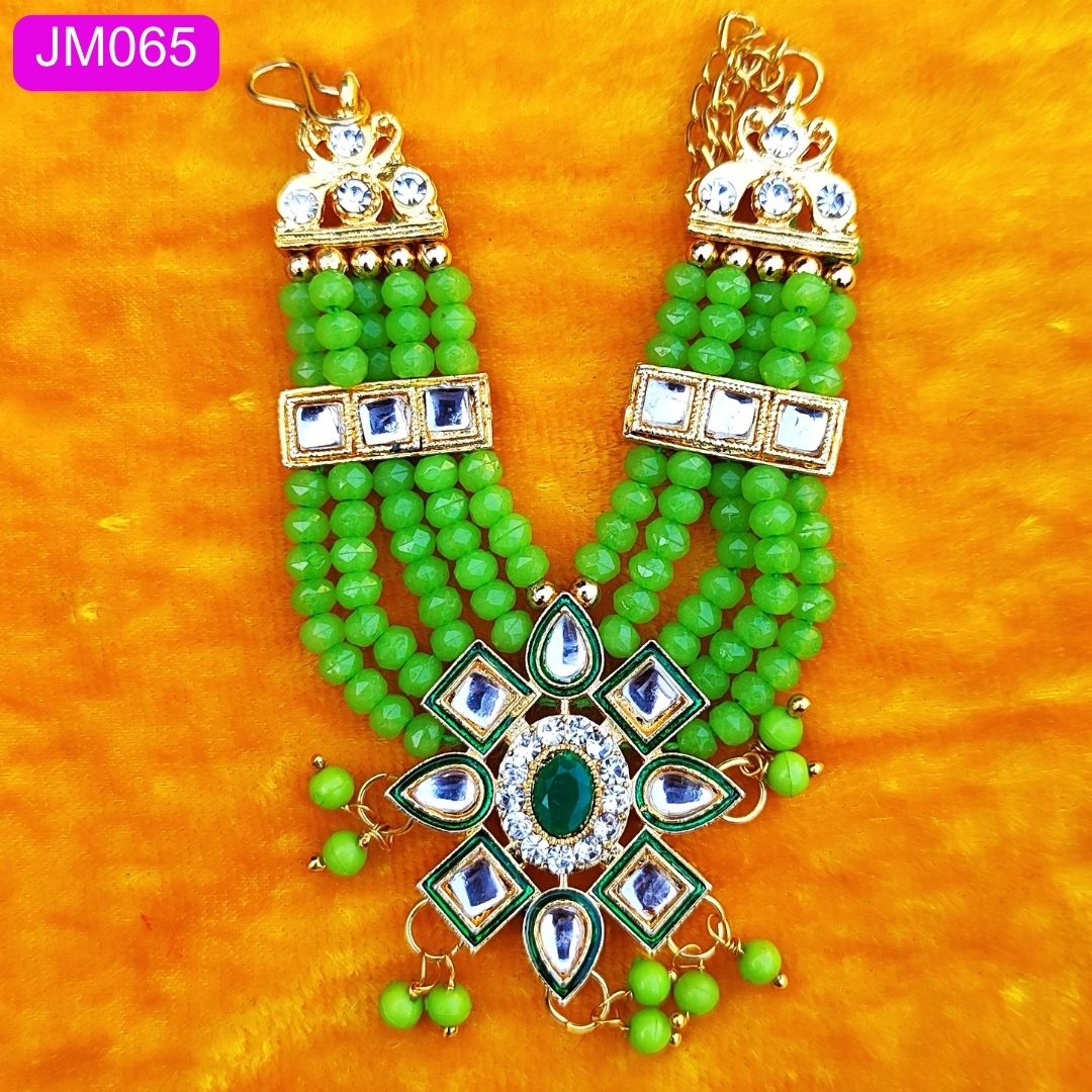 Beautiful beaded multi layer Laddu Gopal Haar with pendant ( 4 inch )|| JM065