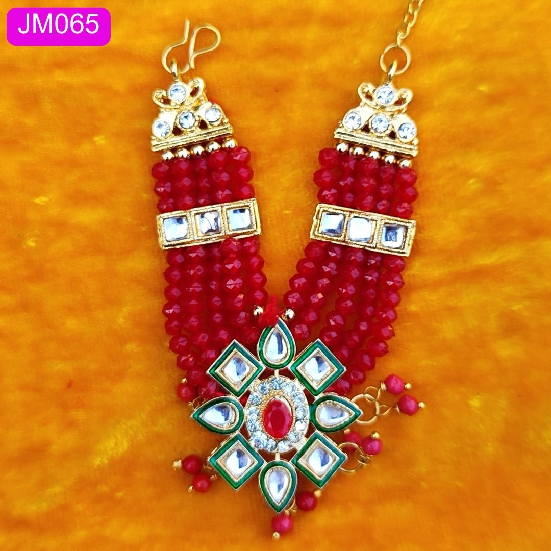 Beautiful beaded multi layer Laddu Gopal Haar with pendant ( 4 inch )|| JM065