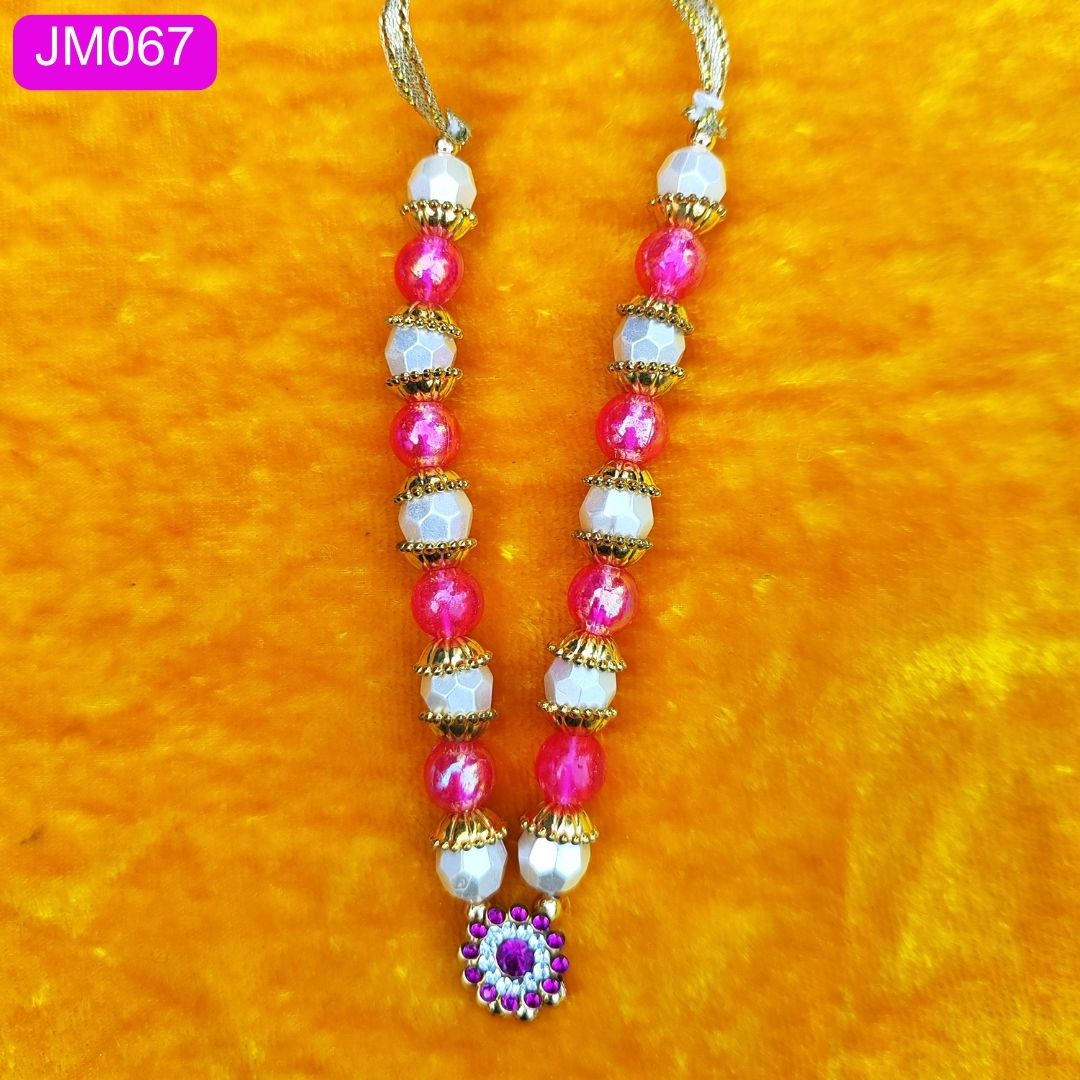 Laddu Gopal ji mala pink