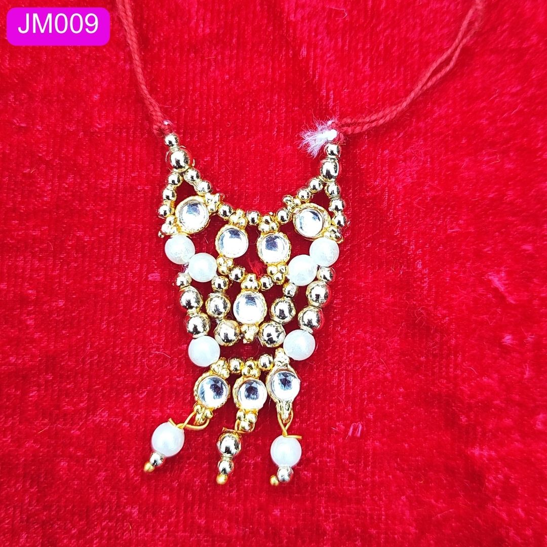 Multi colour Beaded Laddu Gopal Haar ( 1.8 inch ) || JM009
