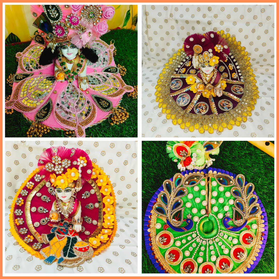 Combo: Laddu Gopal Poshak Fancy Wear