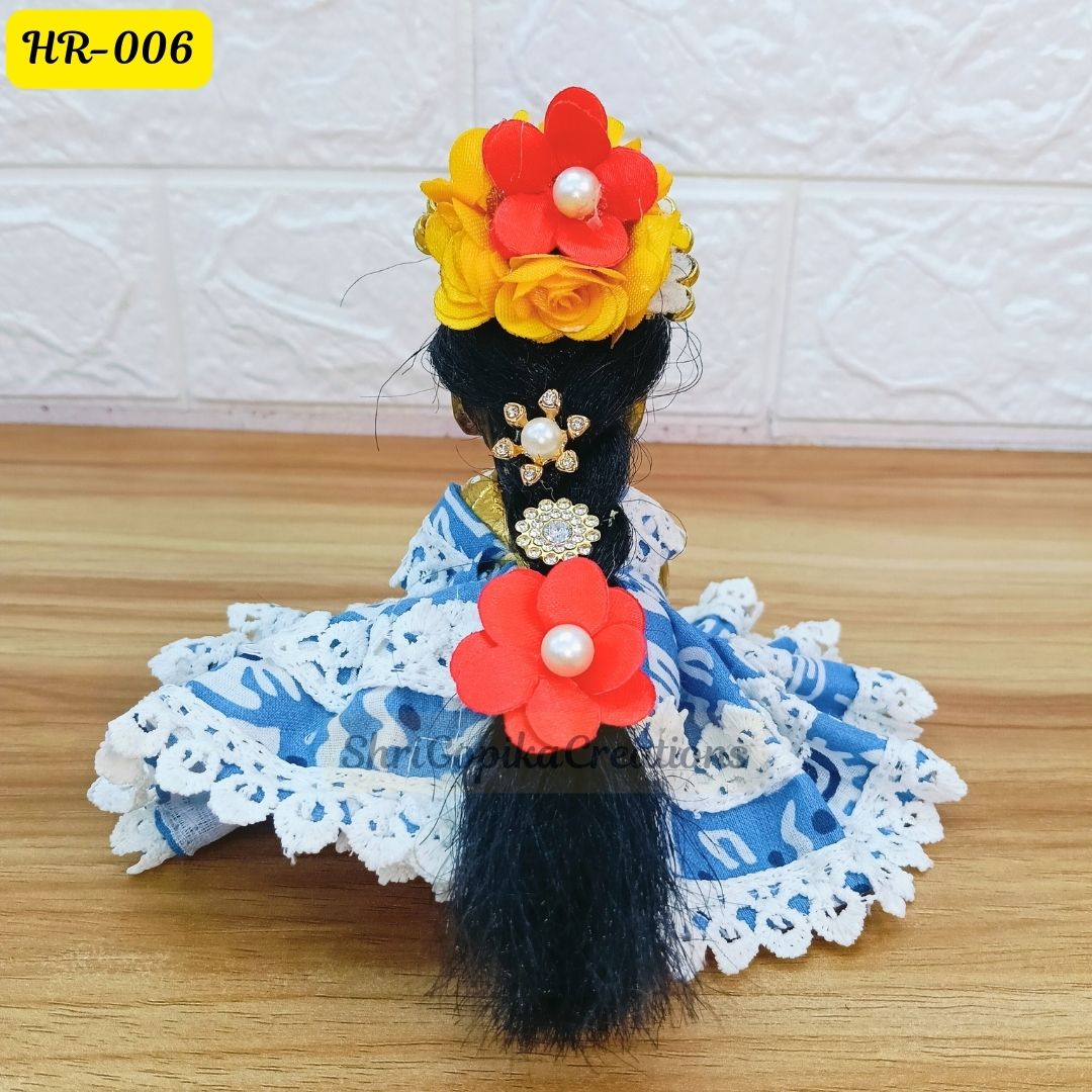 Designer Hair Wig Chhoti for Radha Rani Ji | Size- 2 Number | HR006