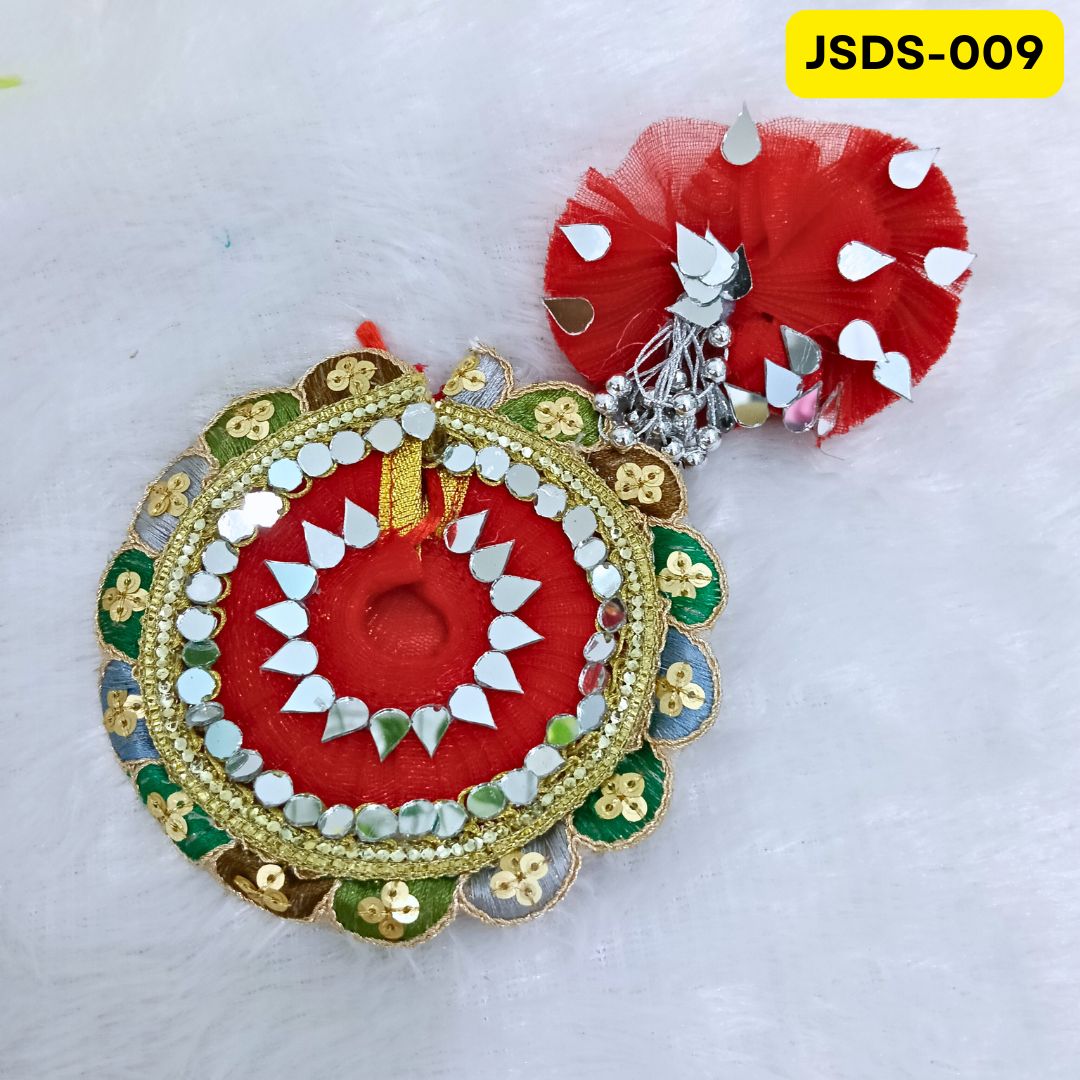 Janmashtami Special Red Laddu Gopal Poshak for Small Sizes (0-3)| JSDS009
