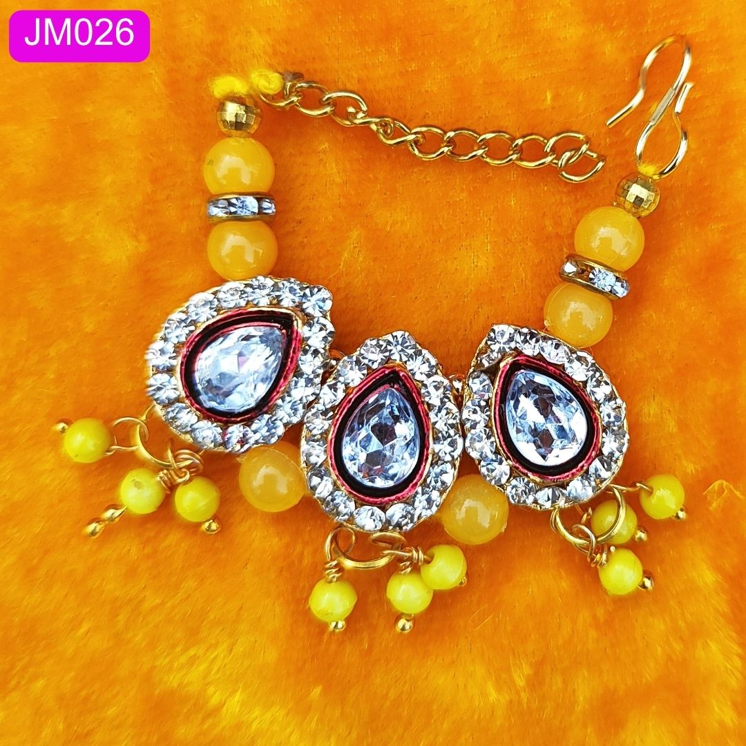Beautiful beaded necklace with pendant for Laddu Gopal ( 2 inch ) || JM026
