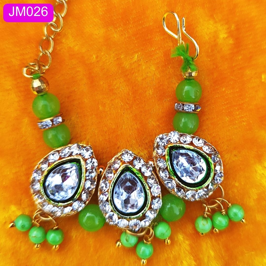 Beautiful beaded necklace with pendant for Laddu Gopal ( 2 inch ) || JM026