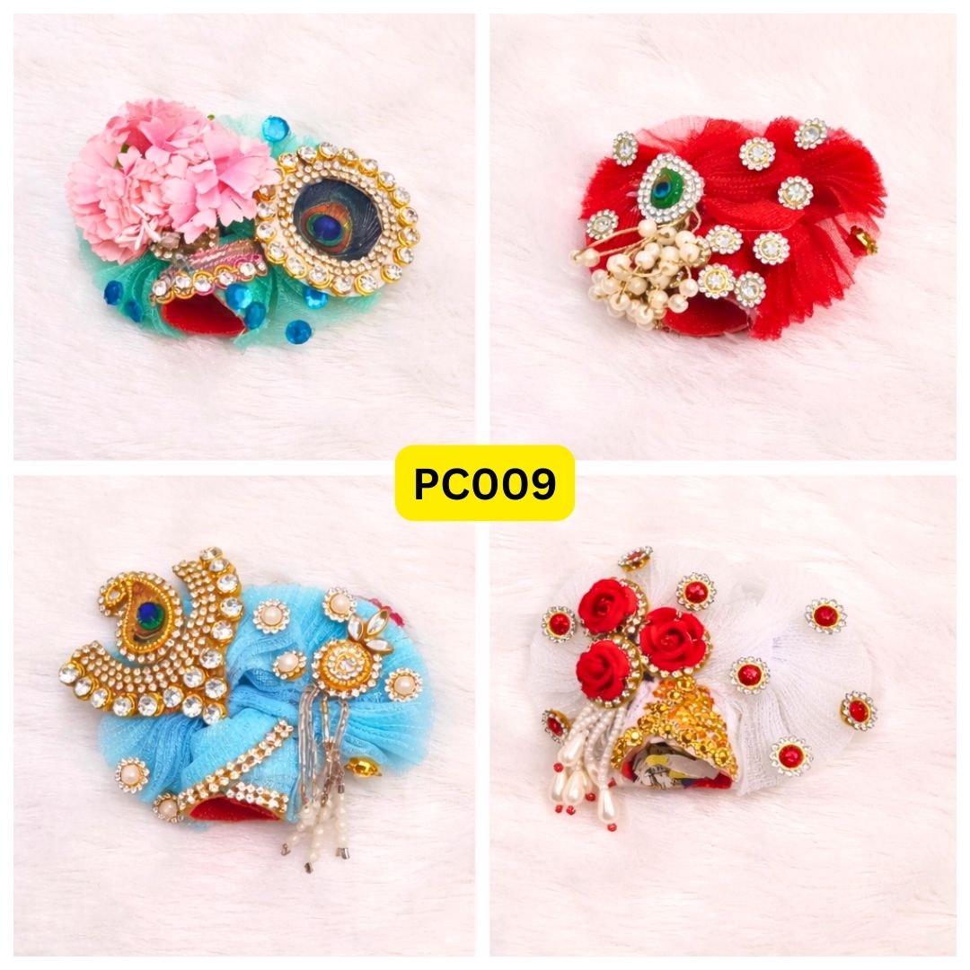Pagdi for Laddu Gopal ji Combo Pack of 4 | PC009