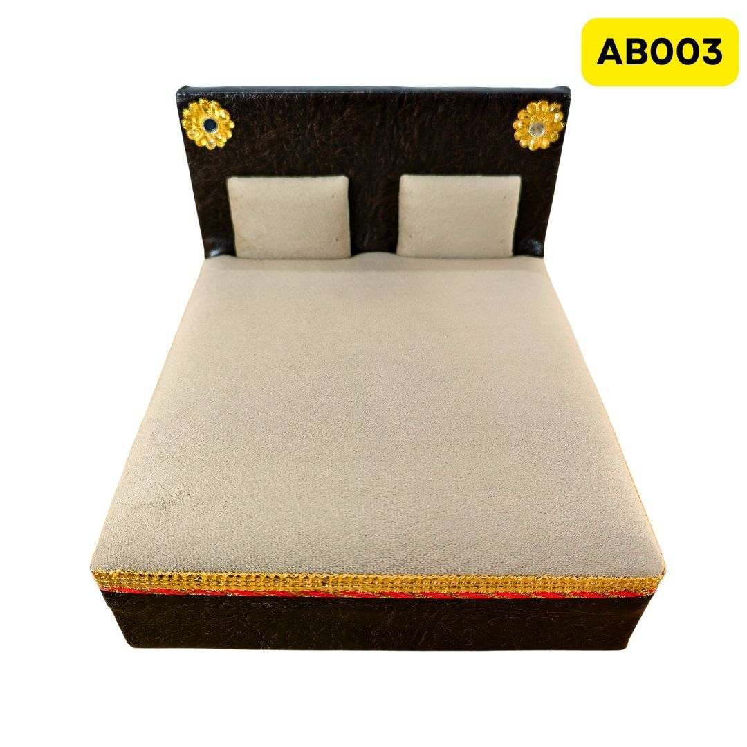 Bed For Laddu Gopal Ji (9 Inch X 8.2 Inch) - AB003