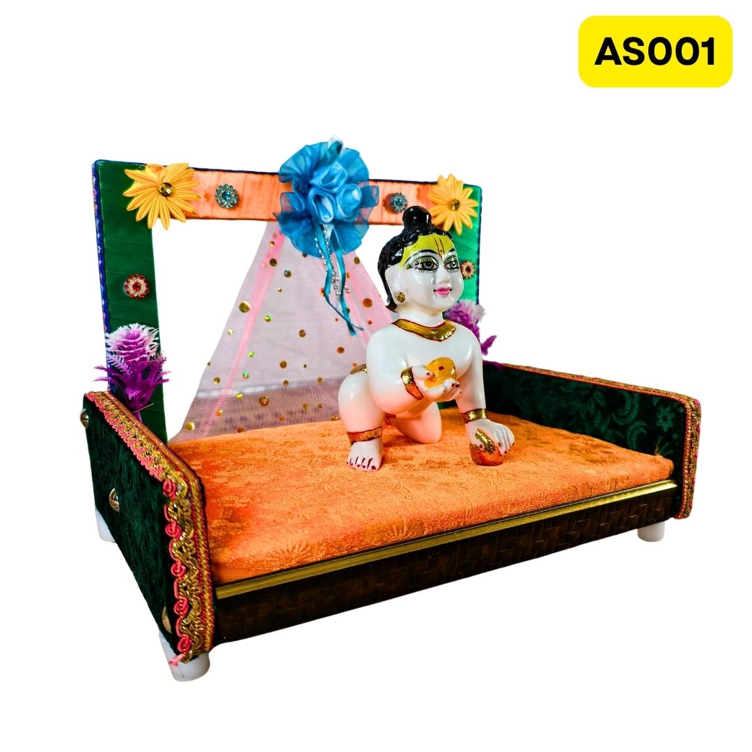 Singhasan for laddu gopal ji (11 Inch X 7.5 Inch) - AS001
