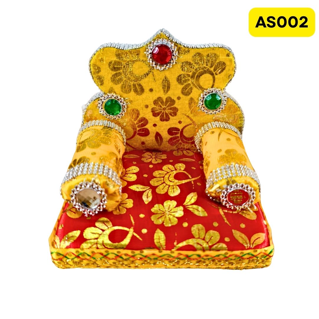Singhasan for laddu gopal ji ( 6.2 Inch X 5.1 Inch ) - AS002