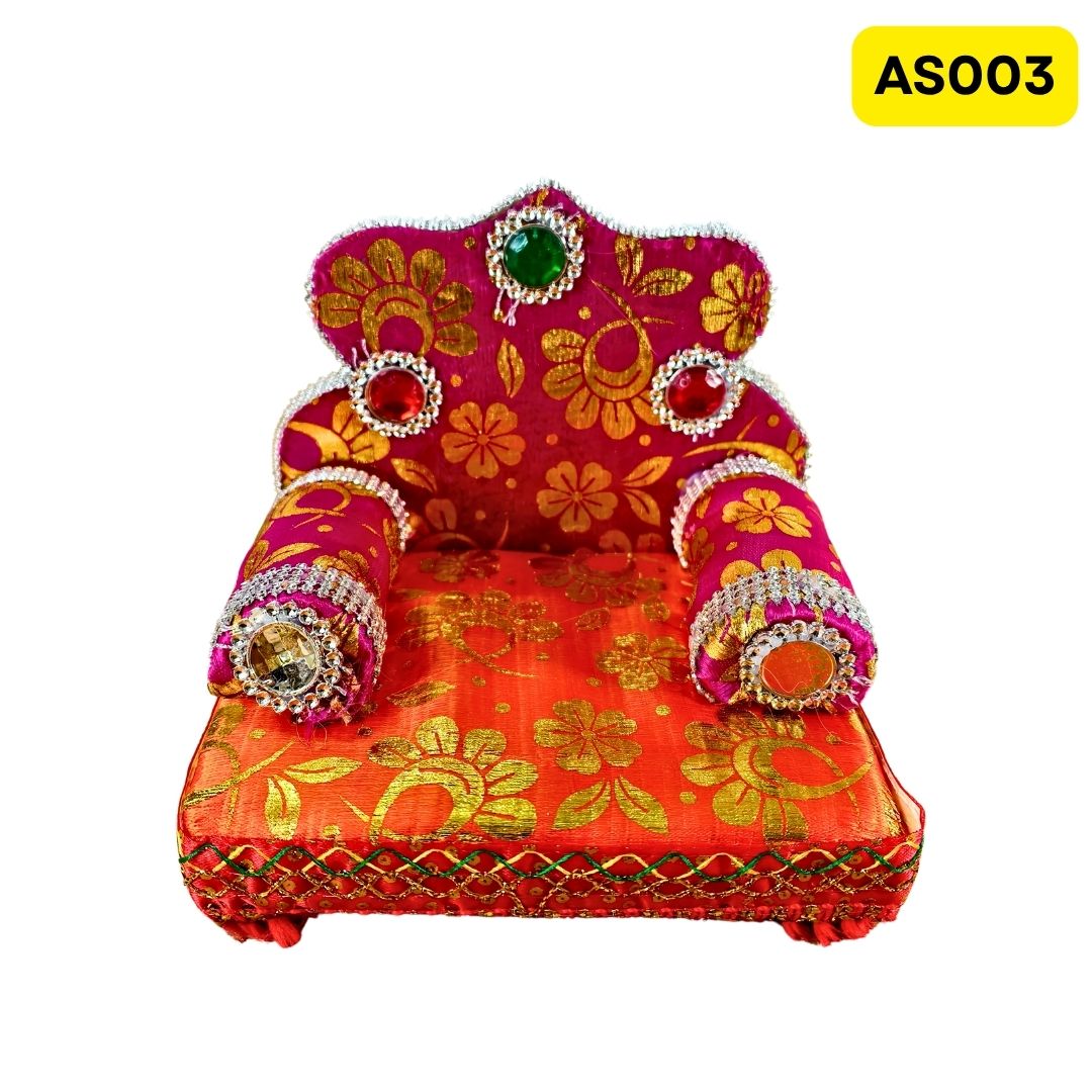Singhasan for laddu gopal ji ( 6.2 Inch X 5.1 Inch ) - AS003