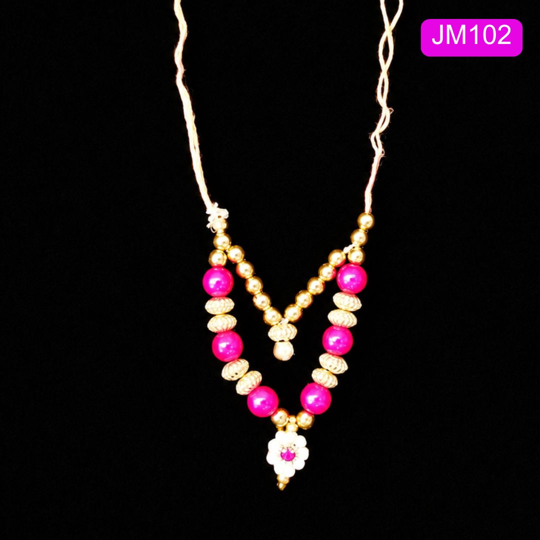 Two layer Moti Haar for your Laddu Gopal ( 6 cm ) || JM102