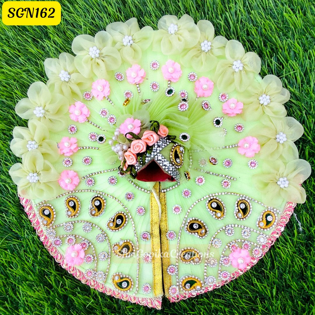Green Laddu Gopal Poshak