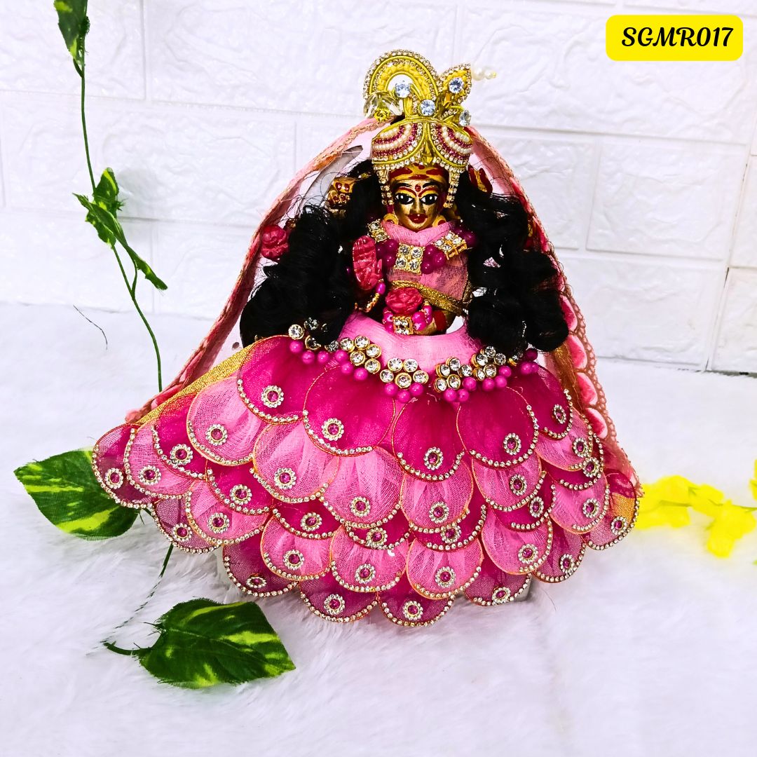 Rani Pink Designer Mata Rani Outfit || SGMR017