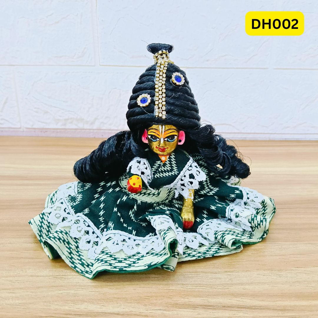 Designer Hair Wig for Laddu Gopal | size- 2, 4, 5, 6 number | DH002