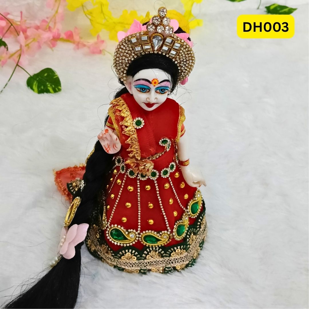 Designer Hair Wig for Radha Rani - DH004