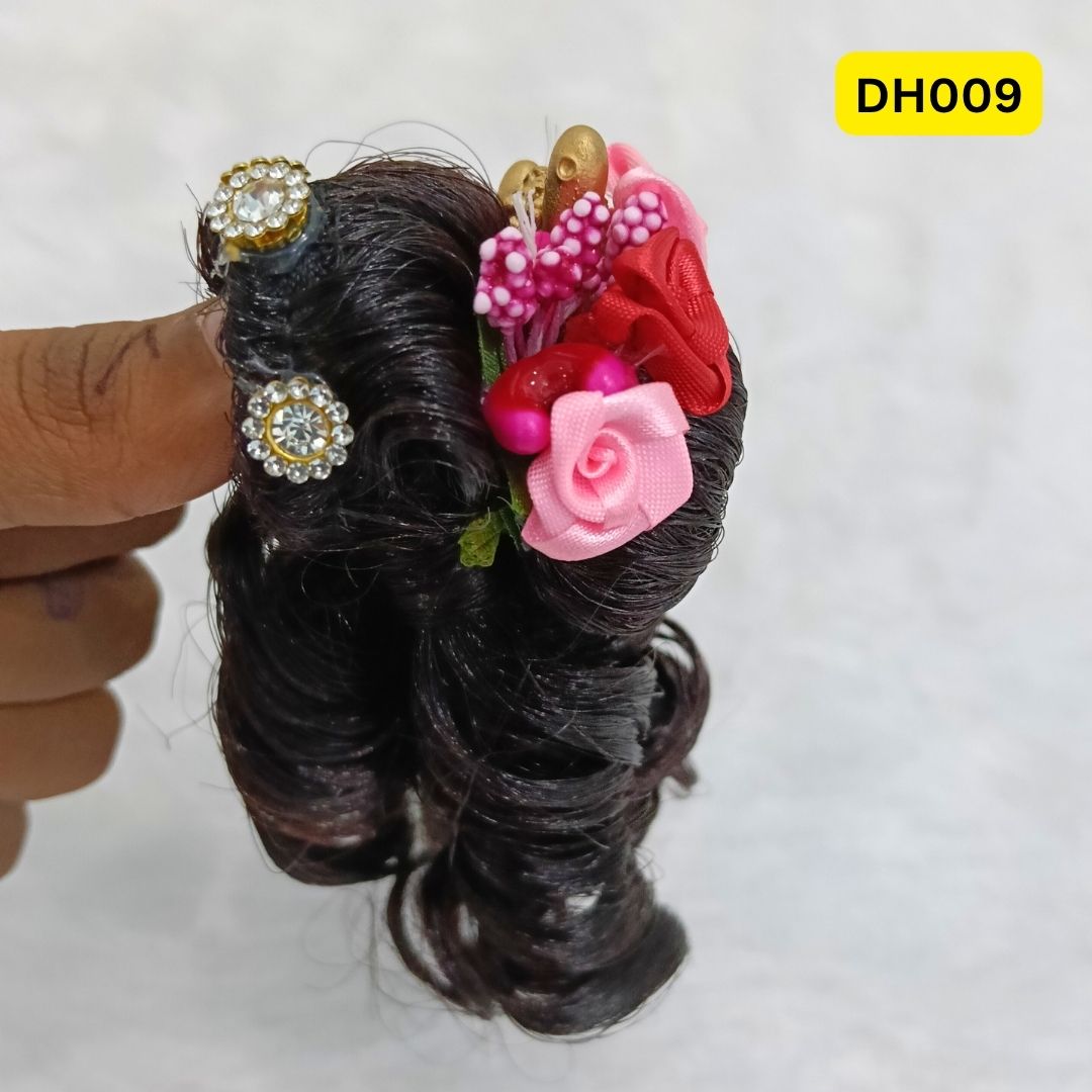 Designer Hair Wig for Laddu Gopal and Radha Krishna - DH009
