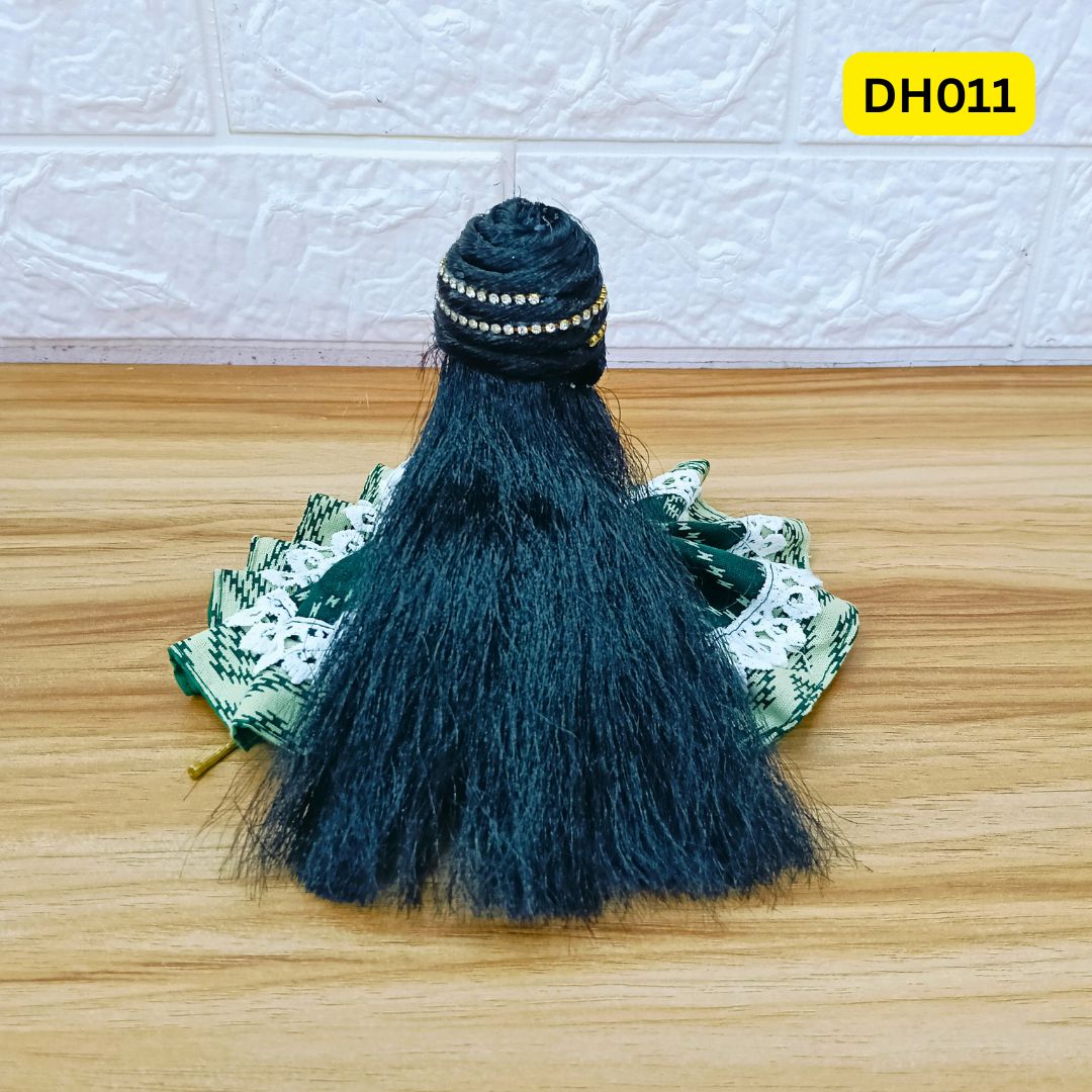 Designer Open Hair Wig for Laddu Gopal ji | size- 3 Number | DH011