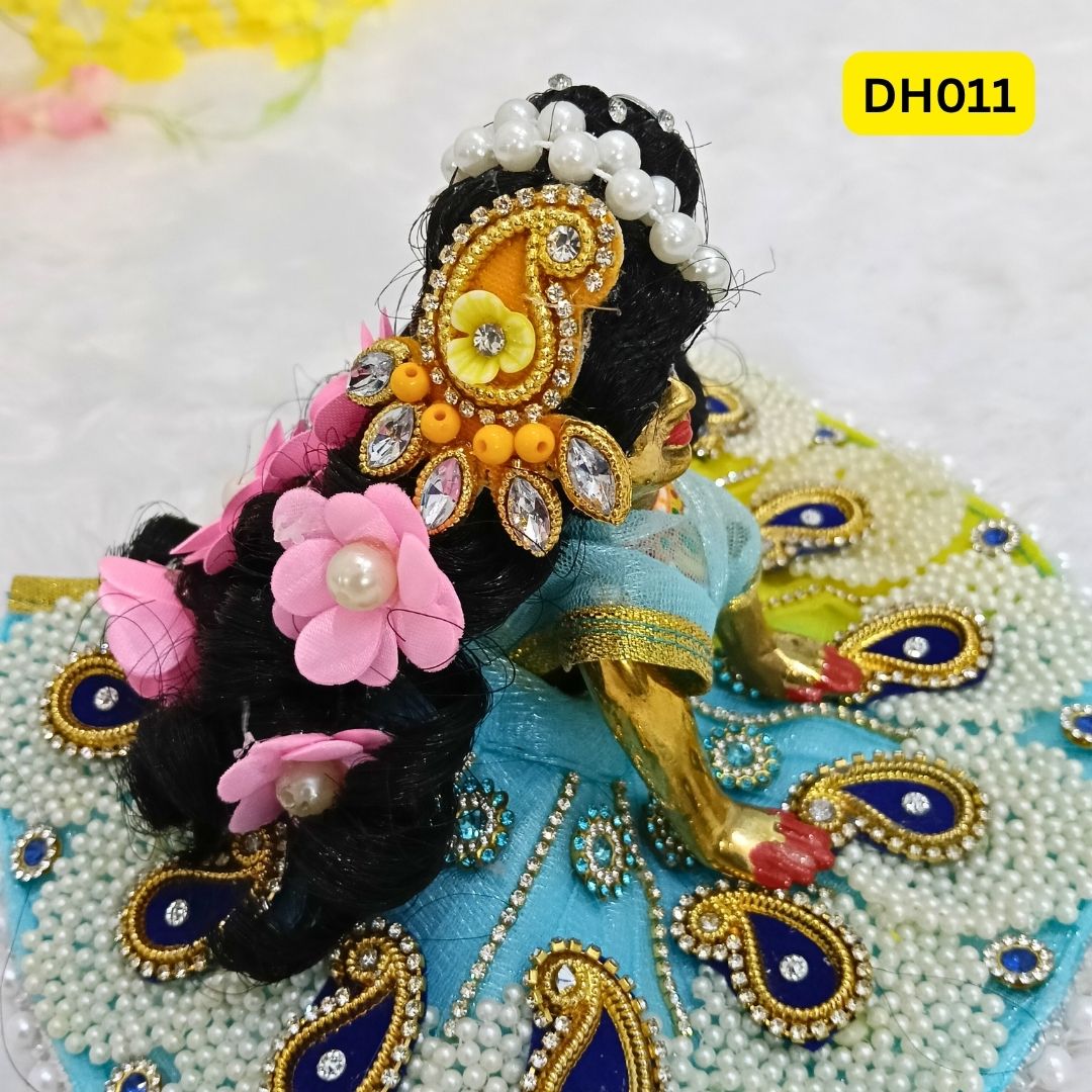 Designer Hair Wig for Laddu Gopal/Bal Radha Ji- DH011