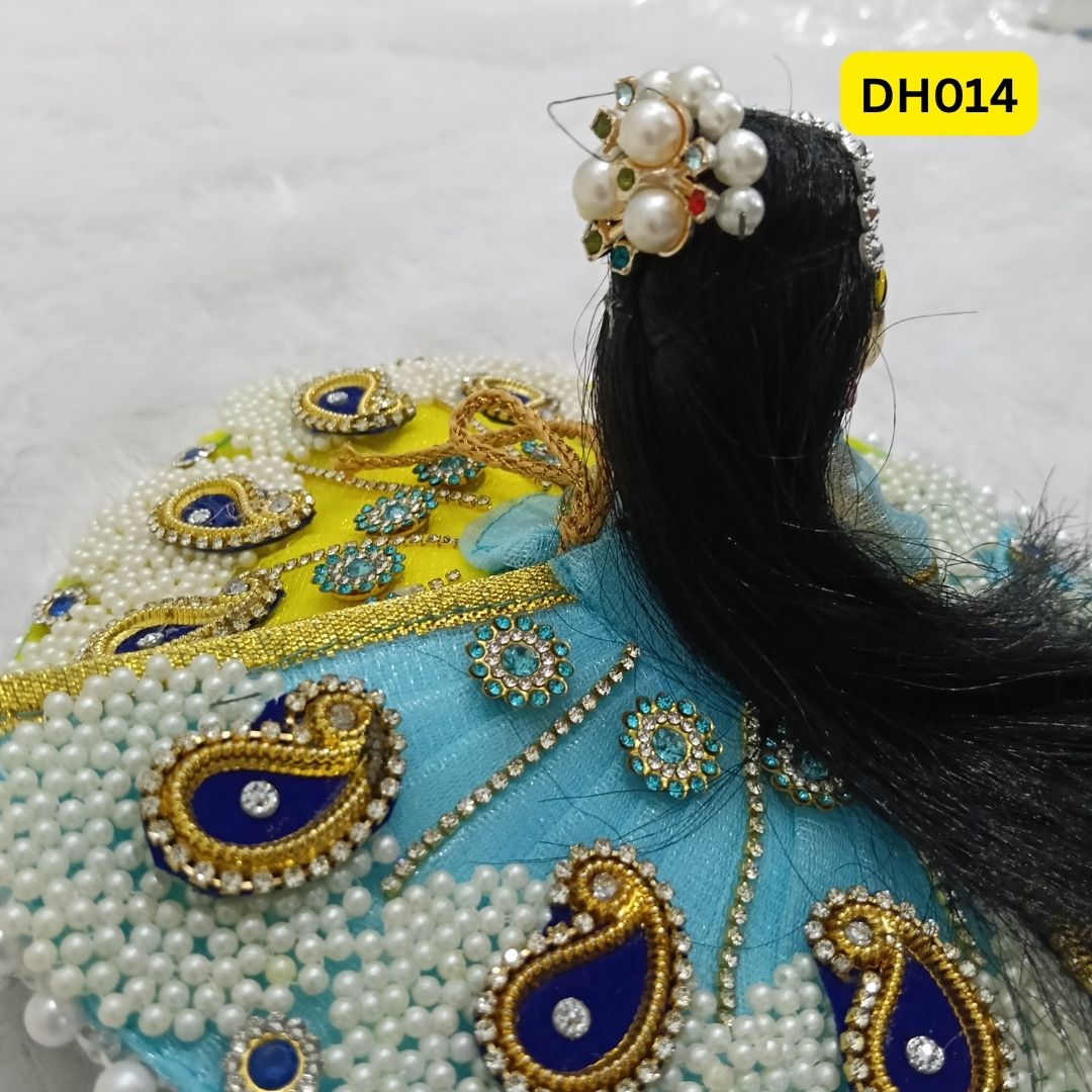 Designer Hair Wig for Laddu Gopal/Bal Radha Ji- DH014